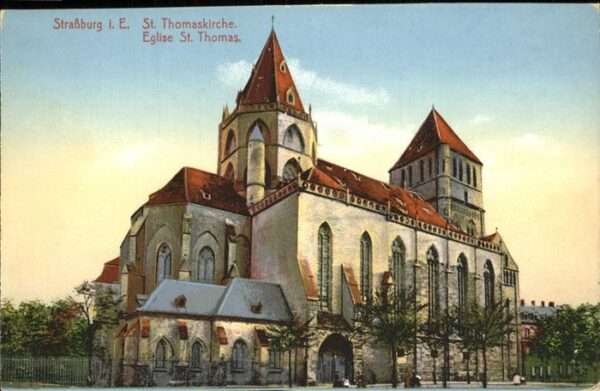 Strassburg Elsass St. Thomaskirche