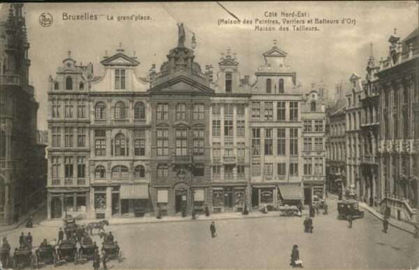 Bruxelles Bruessel La Grande Place Cote Nord Est Maison de