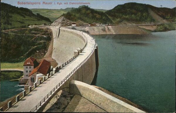 Hirschberg Jelenia Gora Bobertalsperre bei Mauer Riesengebirge