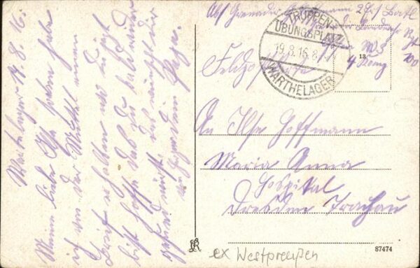 Posen Poznan Rathaus Feldpost – Bild 2