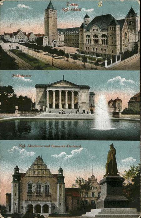 Posen Poznan Königliches Schloss Stadttheater Spring