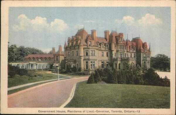 Toronto Canada Government House Residence of Lieutnant