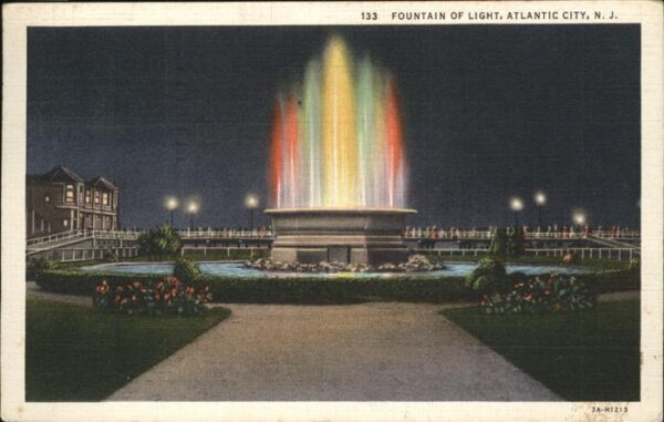 Atlantic City New Jersey Fountain of Light