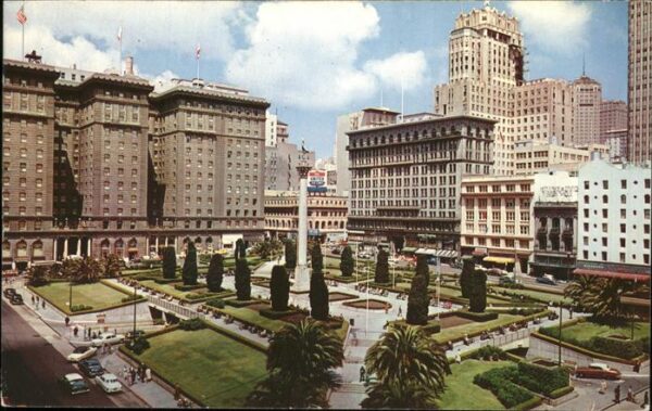 San Francisco California Union Square Site of Admiral George Dew