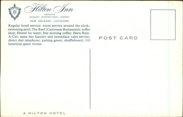 New Orleans Louisiana Hotel Hilton Inn opposite Moisant Inter – Bild 2
