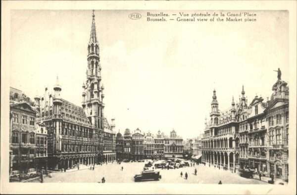 Bruxelles Bruessel Vue generale de la Grande Place