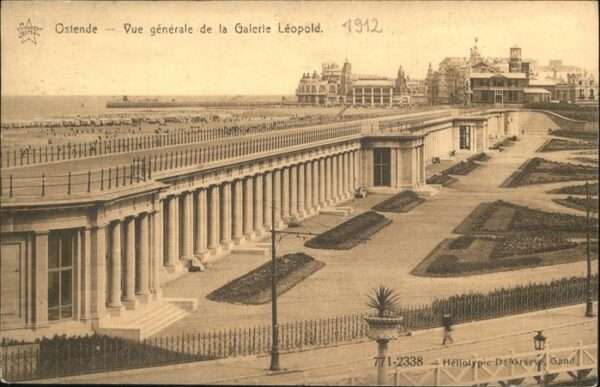 Ostende Oostende Vue generale de la Galerie Leopold