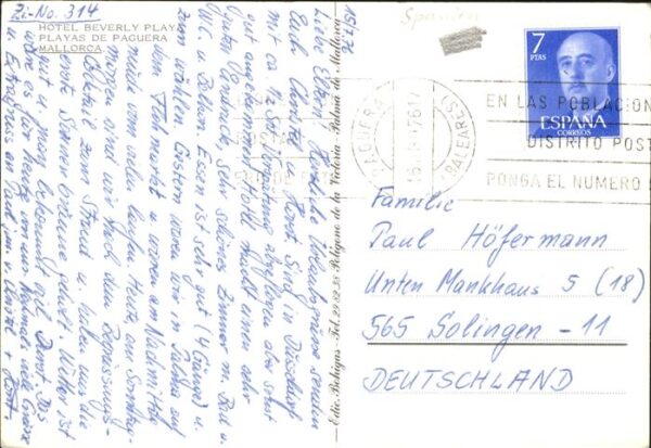 Paguera Mallorca Islas Baleares Playas Hotel Beverly Playa Fliegeraufna – Bild 2