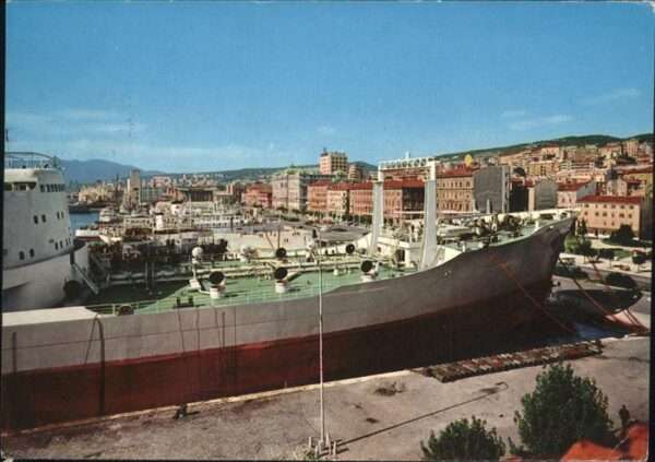 Rijeka Fiume Hafen Schiffe
