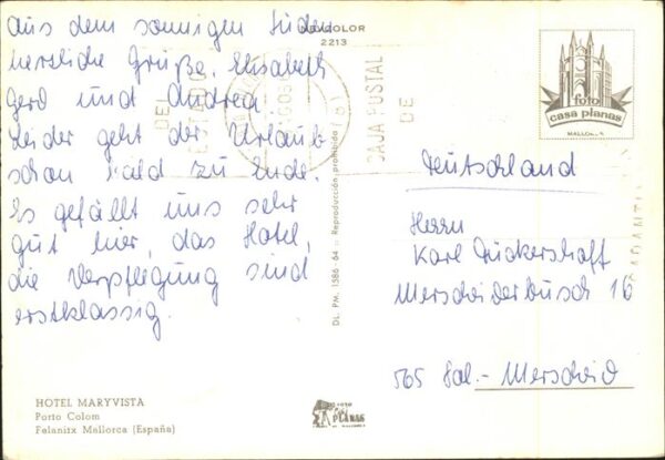 Felanitx Mallorca Islas Baleares Hotel Maryvista Wasserski – Bild 2