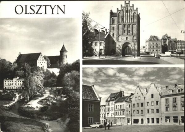 Allenstein Olsztyn Teilansichten Schloss Torbogen Zamek Wy