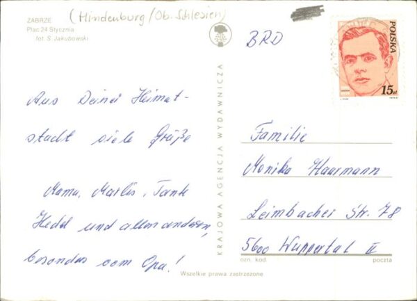 Hindenburg Oberschlesien Plac 24 Stycznia – Bild 2