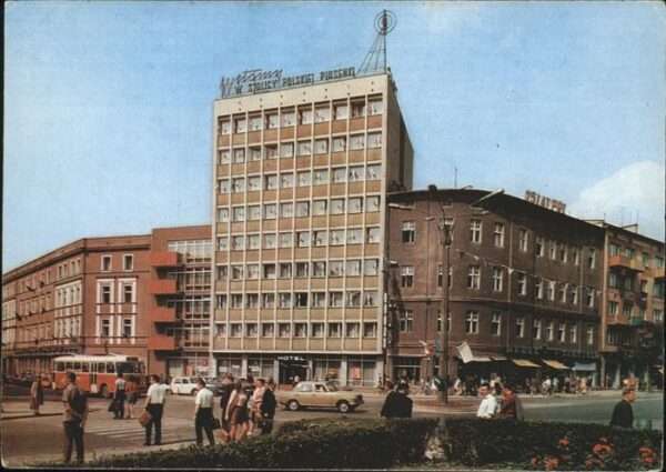 Opole Oppeln Oberschlesien Strassenpartie
