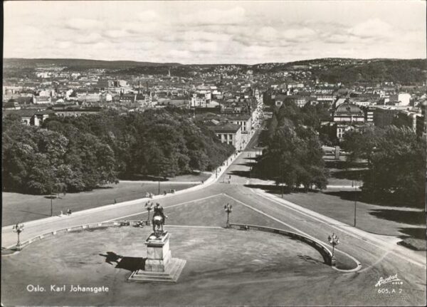 Oslo Norwegen Karl Johansgate Denkmal