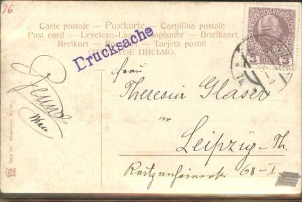 Ragusa Panorama Mittelmeer Künstlerkarte – Bild 2