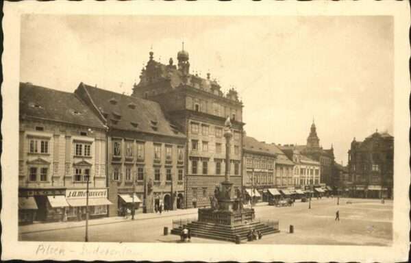 Pilsen Plzen Czechia Radnice Denkmal Sudetengau