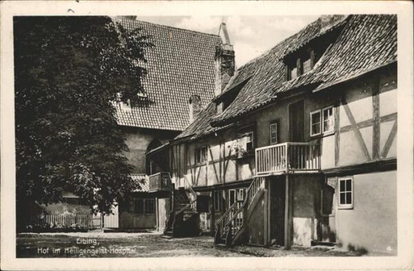 Elbing Elblag Hof im Heiligengeist Hospital