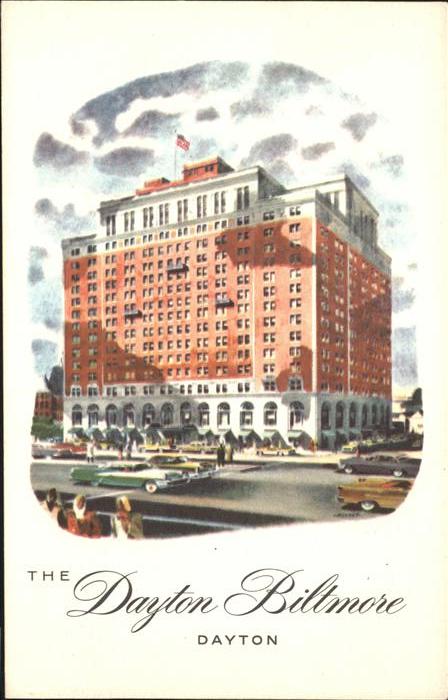 Dayton Ohio The Dayton Biltmore Hotel Künstlerkarte