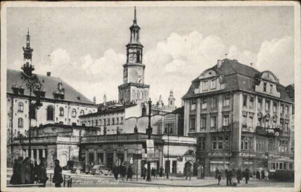 Posen Poznan Rathaus Kirche