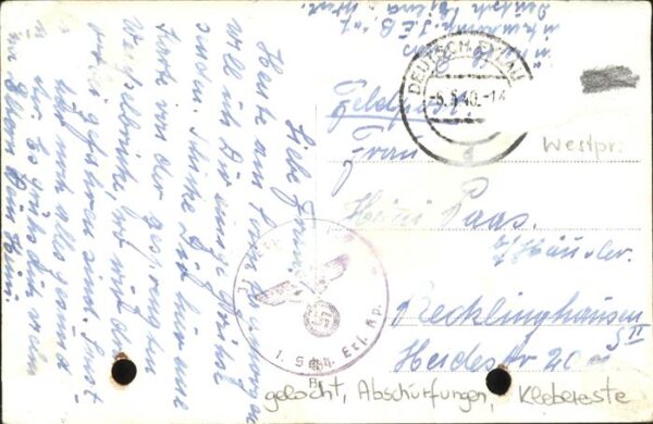 Thorn Westpreussen Torun Zerstörte Brücke an der Weichsel – Bild 2