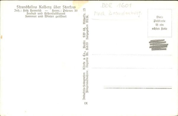 Kolberg Ostseebad Kolobrzeg Wolzigersee – Bild 2