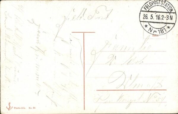 Budapest Esküstrasse Pferdekutsche Feldpost – Bild 2