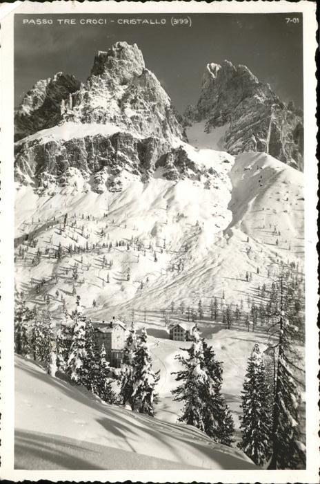 Cortina d Ampezzo Passo Tre Croci Monte Cristallo Dolomit