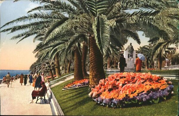 San Remo Corso Imperatrice e Monumento a G. Gari