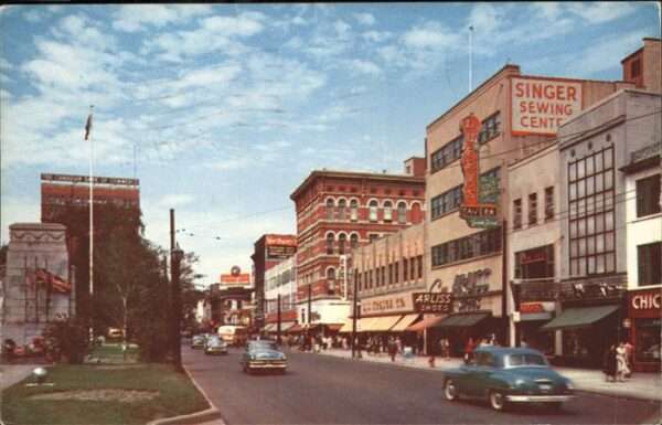 Hamilton Ontario King Street looking west