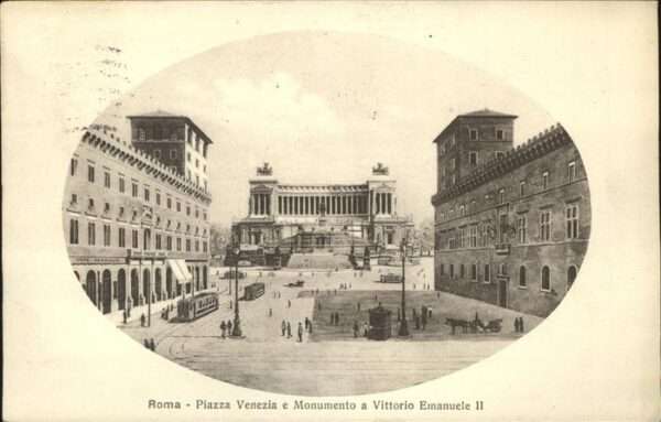 Rom Roma Piazza Venezia e Monumento a Vittorio E