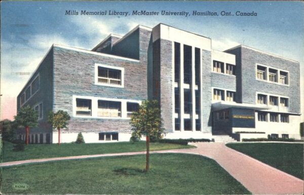Hamilton Ontario Mills Memorial Library McMaster Univers