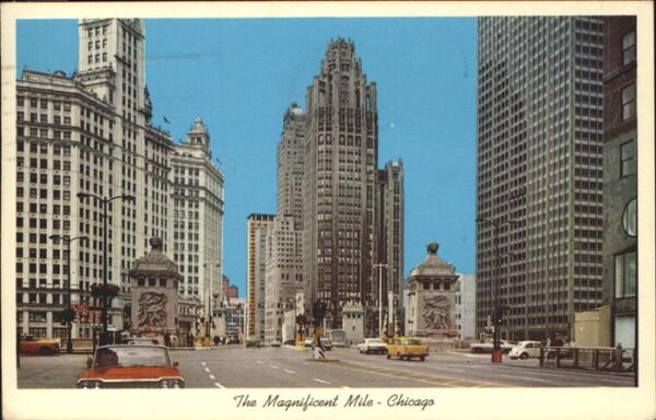 Chicago Illinois The Magnificent Mile Wrigley Building T
