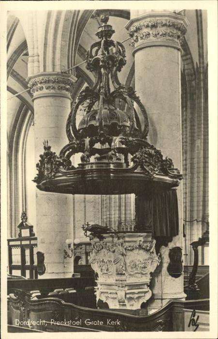 Dordrecht Grote Kerk Preekstoel