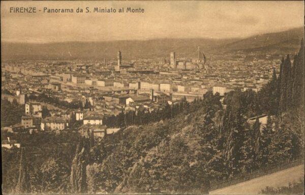 Firenze Florenz Panorama da S. Miniato al Monte