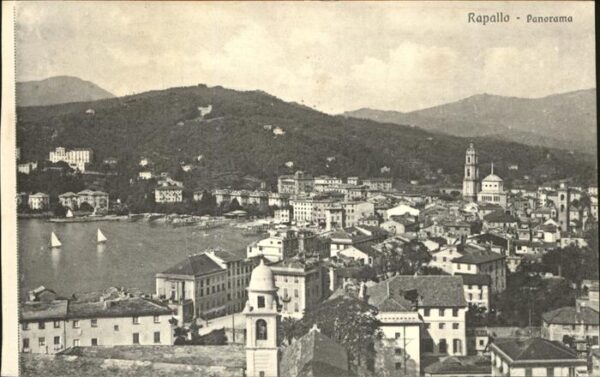 Rapallo Panorama Küste