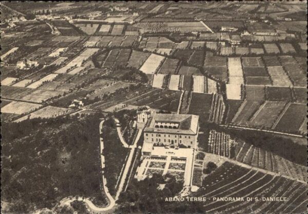 Abano Terme Panorama Fliegeraufnahme