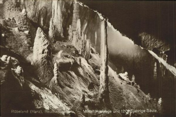 Hoehlen Caves Grottes Rübeland Baumannshöhle Miniaturgebirge