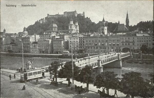 Strassenbahn Salzburg Staatsbrücke