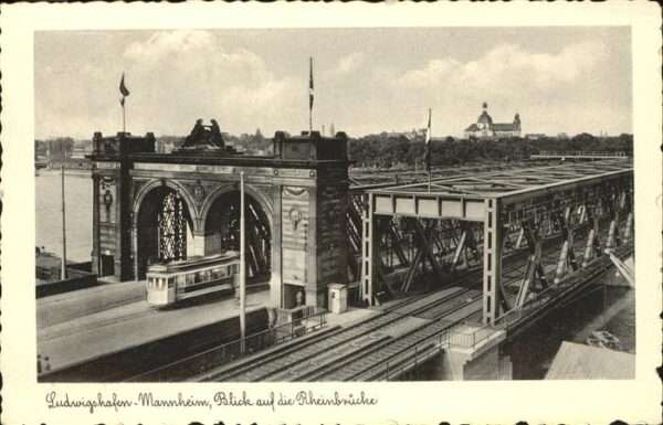 Strassenbahn Ludwigshafen-Mannheim Rheinbrücke