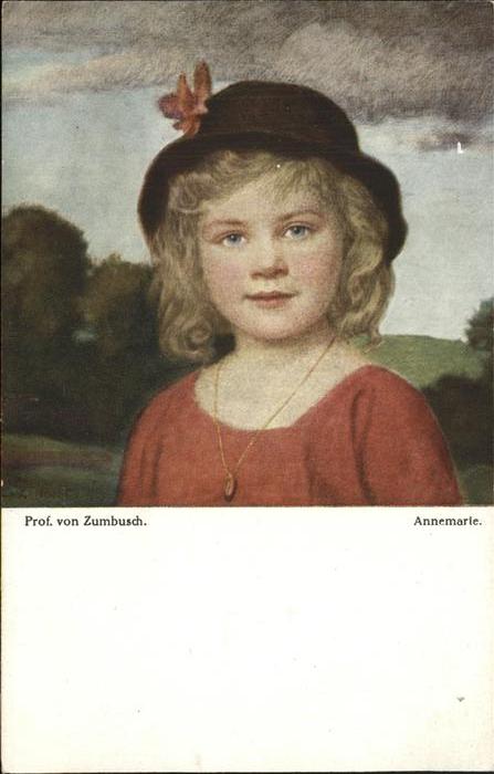 Kuenstlerkarte Nr.20 Prof. von Zumbusch Annemarie Gemä