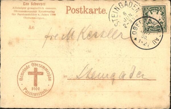 Passionsspiele Oberammergau No. 3 Christus segnet seine Jünger – Bild 2