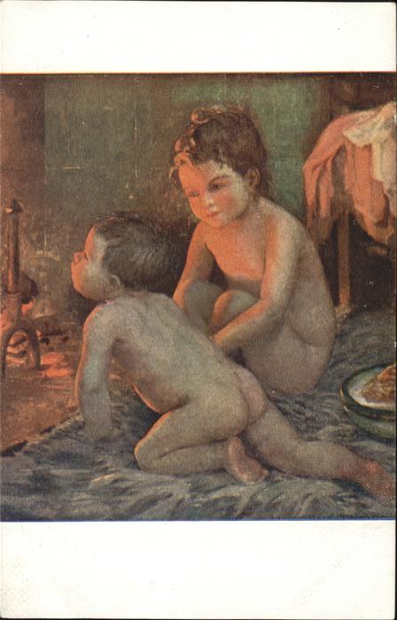 Kuenstlerkarte Nr. 759 Ball Demont La douceur du foyer