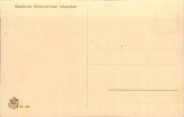 Verlag Galerie Muenchner Meister Nr. 520 Ad. Hendschel Gründlich probiert – Bild 2