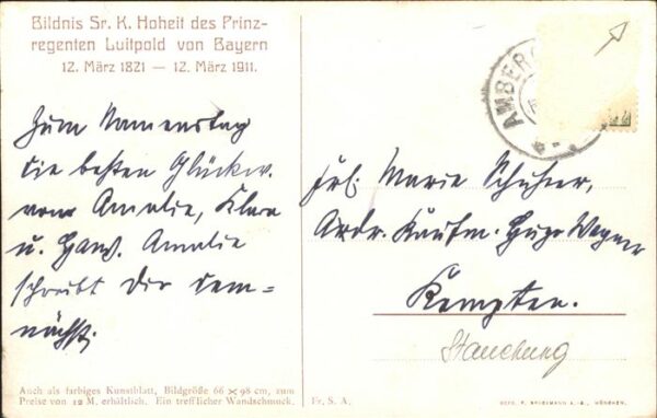 Persoenlichkeiten Hoheit Prinzregenten Luitpold von Bayer – Bild 2