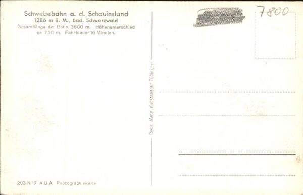Seilbahn Schauinsland Schwarzwald – Bild 2