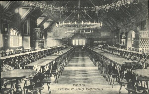 Hofbraeuhaus Muenchen Bier Festsaal Würthle & Sohn Wien