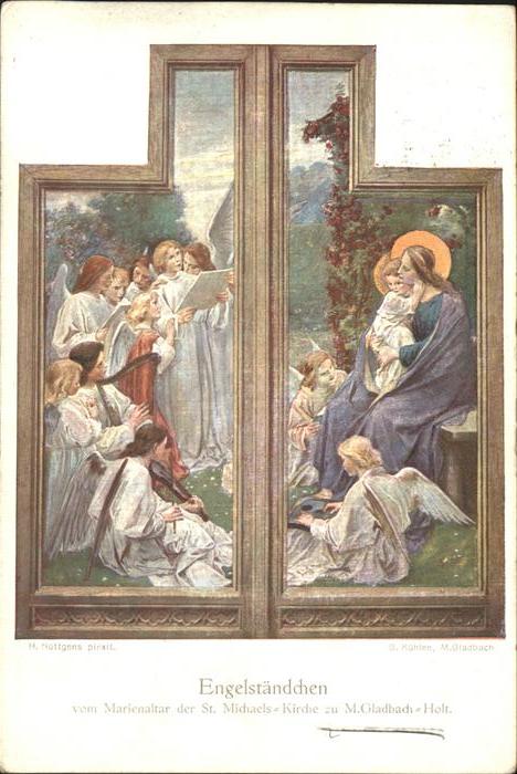 Harfe Engelständchen St. Michaelskirche M. Gl