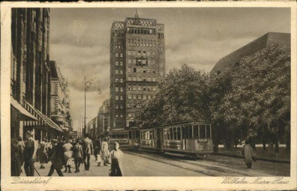 Strassenbahn Düsseldorf Wilhelm Marx Haus