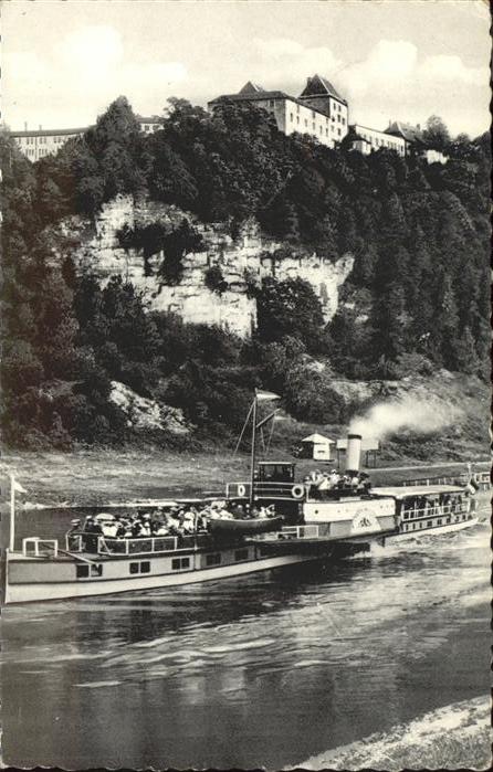 Dampfer Seitenrad Fürstenberg-Weser Jagdschloss
