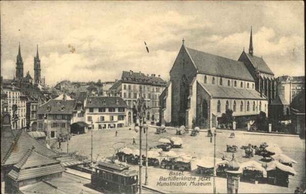 Strassenbahn Basel Barfüßlerkirche